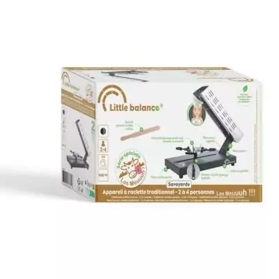 Appareil à raclette Savoyarde quart de meule - Design Meuuuh - 4 personnes
