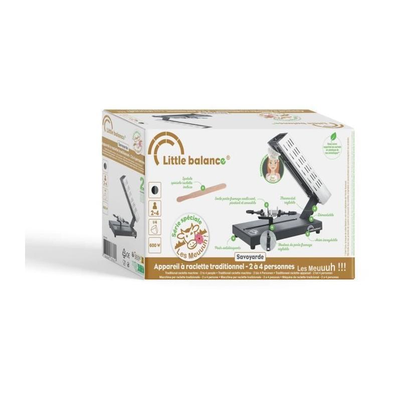 Appareil à raclette Savoyarde quart de meule - Design Meuuuh - 4 personnes