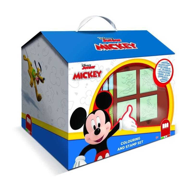Coloriage amusant : jeu de tampon MULTIPRINT Mickey