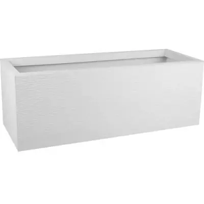Jardinière Graphit Up Blanc cérusé - 57 L - Fabriqué en France