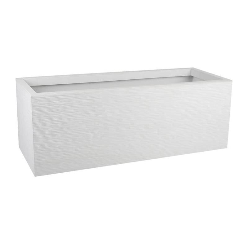 Jardinière Graphit Up Blanc cérusé - 57 L - Fabriqué en France