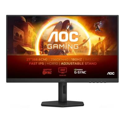 Écran PC AOC Q27G4XF 27'' QHD IPS 180Hz Noir - Réglable en hauteur