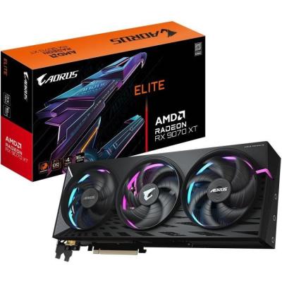 Carte graphique GIGABYTE AORUS RX 9070 XT ELITE - 16 Go