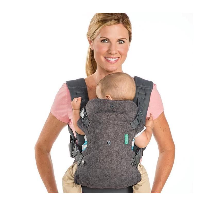 Porte bébé Flip ergonomique 4 en 1 gris - INFANTINO - Pratique et confortable