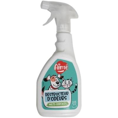 Spray Destruct'odeur urines animaux - 500 ml | Élimine efficacement les odeurs