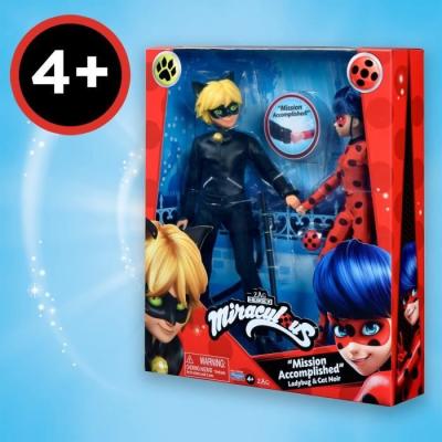 Pack de 2 Poupées mannequin 26 cm Miraculous Ladybug - Revivez les aventures!