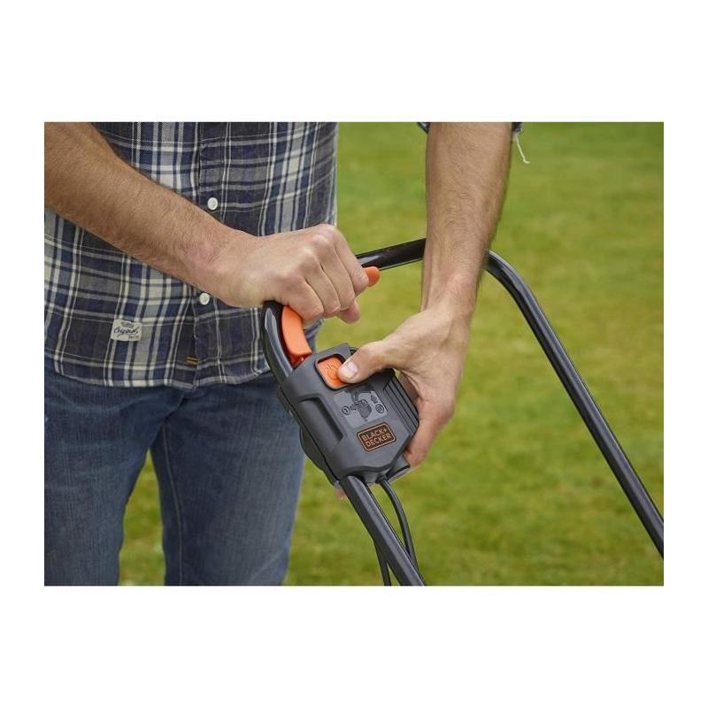 Tondeuse à Gazon Electrique 1200W 32cm - BLACK+DECKER - BEMW451-QS