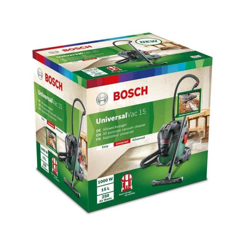 Aspirateur eau et poussière Bosch - UniversalVac 15 - 1000W - 15L