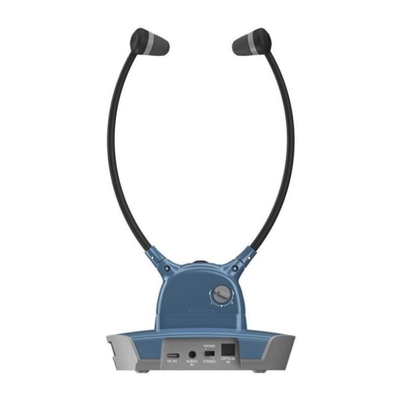 Casque sans fil TV/HIFI CGV Dolfin Saphir - Micro intégré - Assistant auditif
