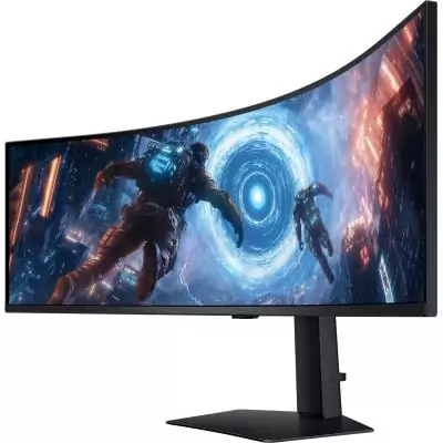 Ecran PC Gamer incurvé - SAMSUNG - 49'' - 5K Dual QHD - 144Hz - Dalle VA - 1ms - Ajustable en hauteur - Odyssey G91F Ecran PC Gamer incurvé - SAMSUNG - 49'' - 5K Dual QHD - 144Hz - Dalle VA - 1ms - Ajustable en hauteur - Odyssey G91F