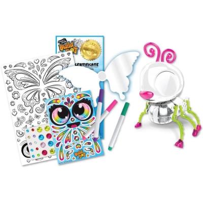Papillon Robot interactif à construire et colorier - CRAYOLA - 4 ans