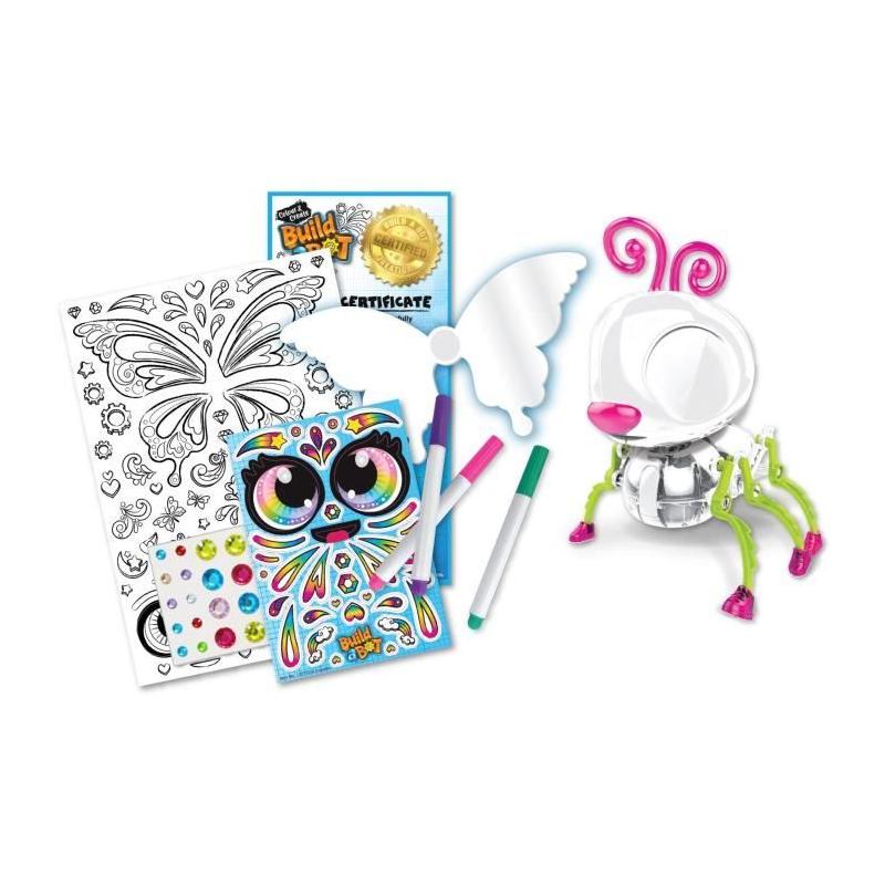 Papillon Robot interactif à construire et colorier - CRAYOLA - 4 ans