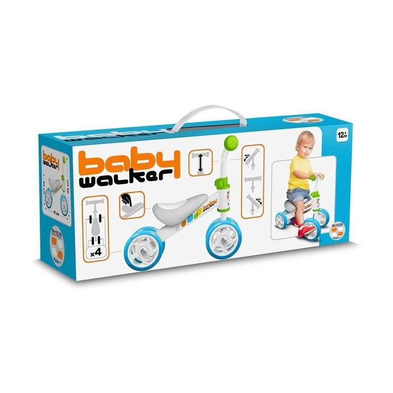Draisienne Baby Walker Skids Control - Confort et sécurité - Vert