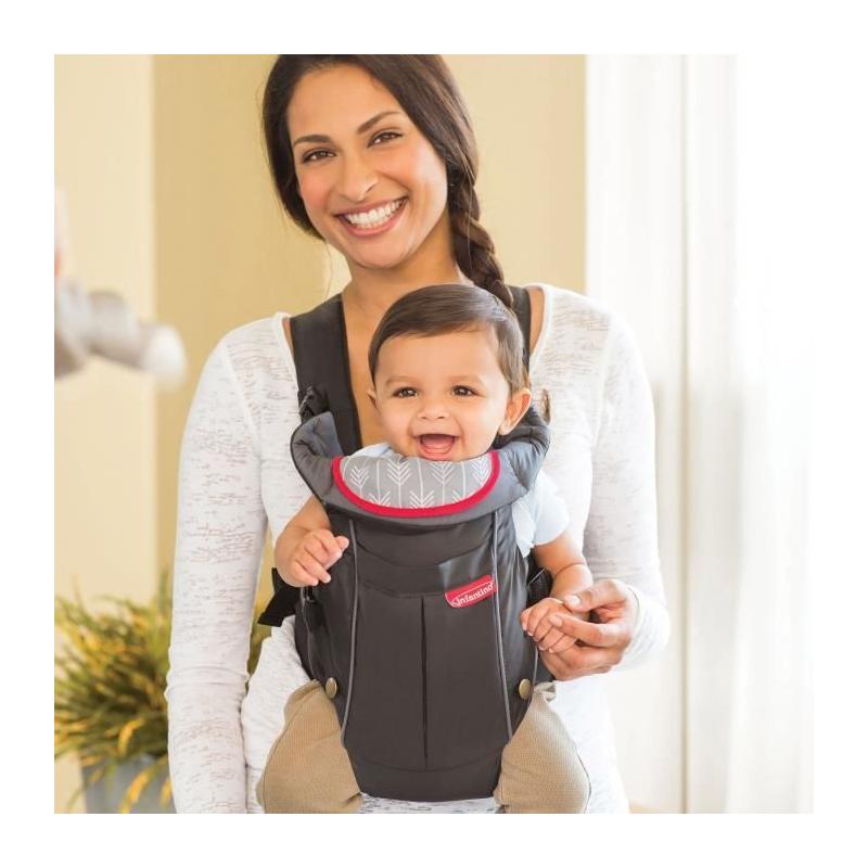 Porte-Bébé INFANTINO - Ergonomique et Stylish - Noir/Bleu