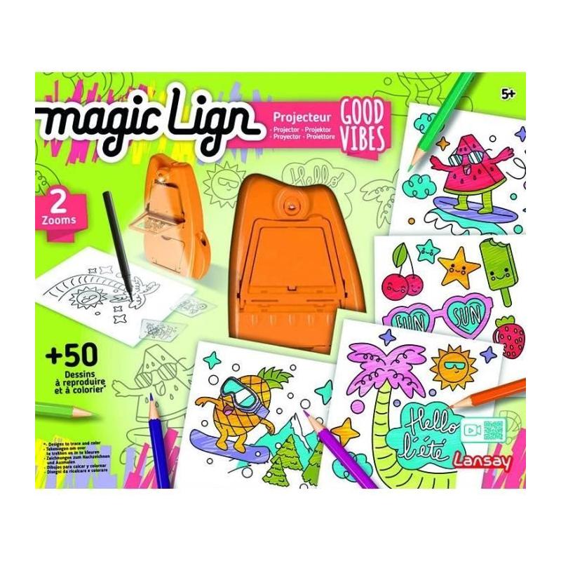 Magic Lign - Projecteur Good vibes - 50 illustrations