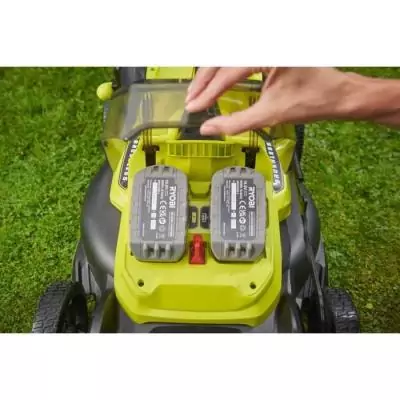 Tondeuse 18V Brushless avec ramassage et mulching - RY18LMX40