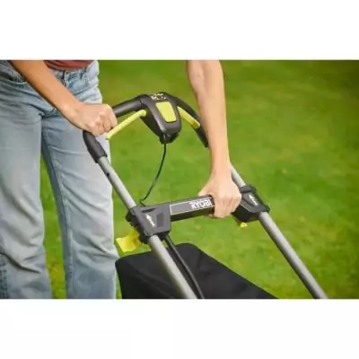 Tondeuse 18V Brushless avec ramassage et mulching - RY18LMX40