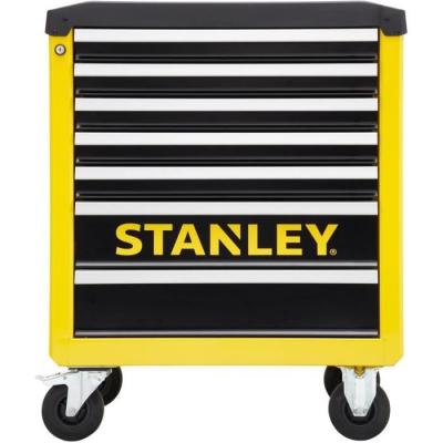 Servante d'atelier STANLEY - 7 tiroirs - Noir et jaune