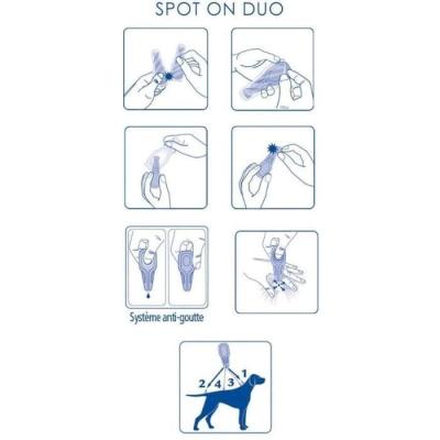 Lot de 2 pipettes VETOCANIS Action Duo Spot on - Grand chien