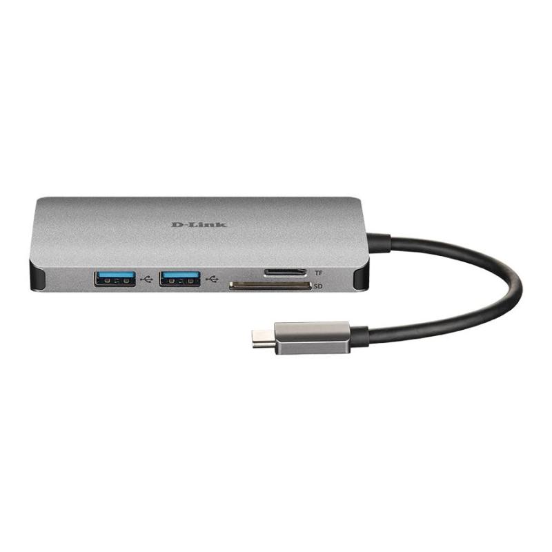 D-Link DUB-M810 station d'accueil Avec fil USB 3.2 Gen 1 (3.1 Gen 1) Type-C Aluminium