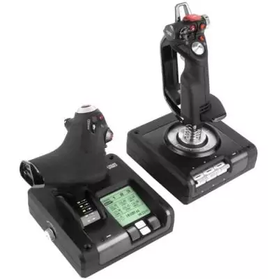 Joystick Logitech X52 Pro Flight Control Panel - Dimensions compactes