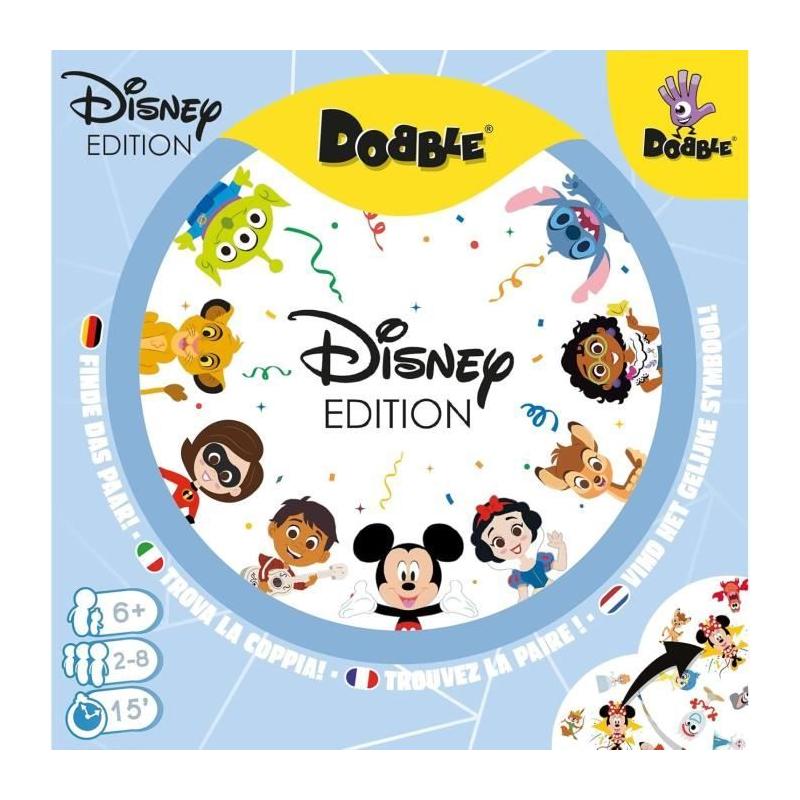 Dobble : Disney - Jeu d'apprentissage compact