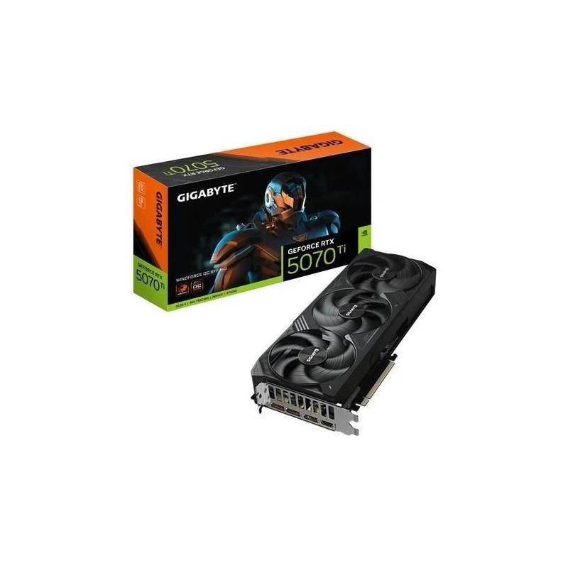 Carte graphique interne Gigabyte GeForce RTX 5070 Ti WINDFORCE OC SFF 16G - Compact et puissant