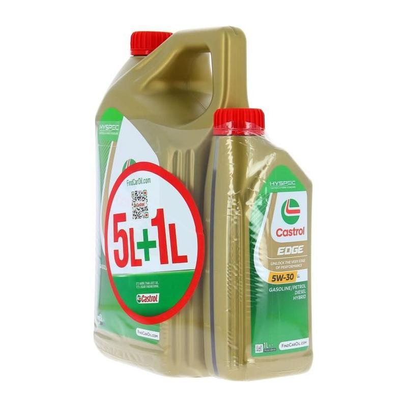 Huile Moteur CASTROL EDGE 5W-30 LL - Pack 5L+1L