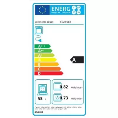 Cuisinière à induction Continental Edison - Performances et élégance noire Cuisinière à induction Continental Edison - Performances et élégance noire