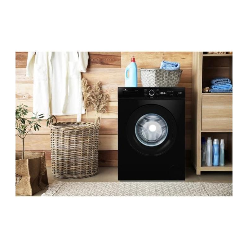 Lave-linge hublot CE CELL7140IB - 7kg - Classe A - Noir mat