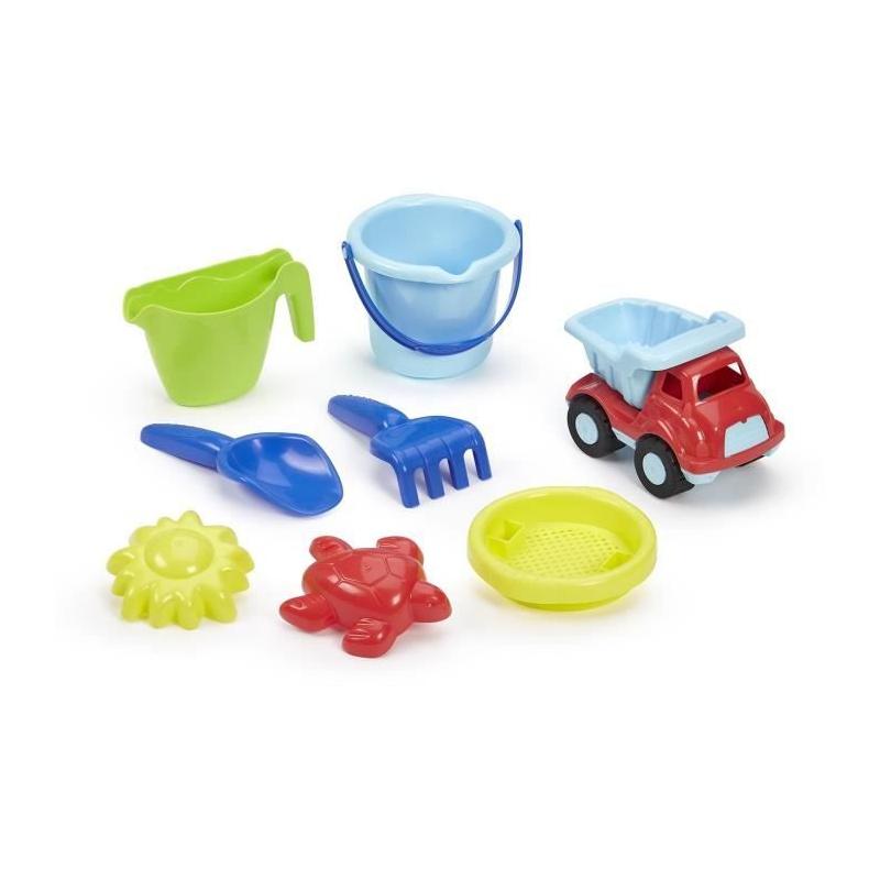 Chariot plage garni ECOIFFIER - Jouet de plage responsable
