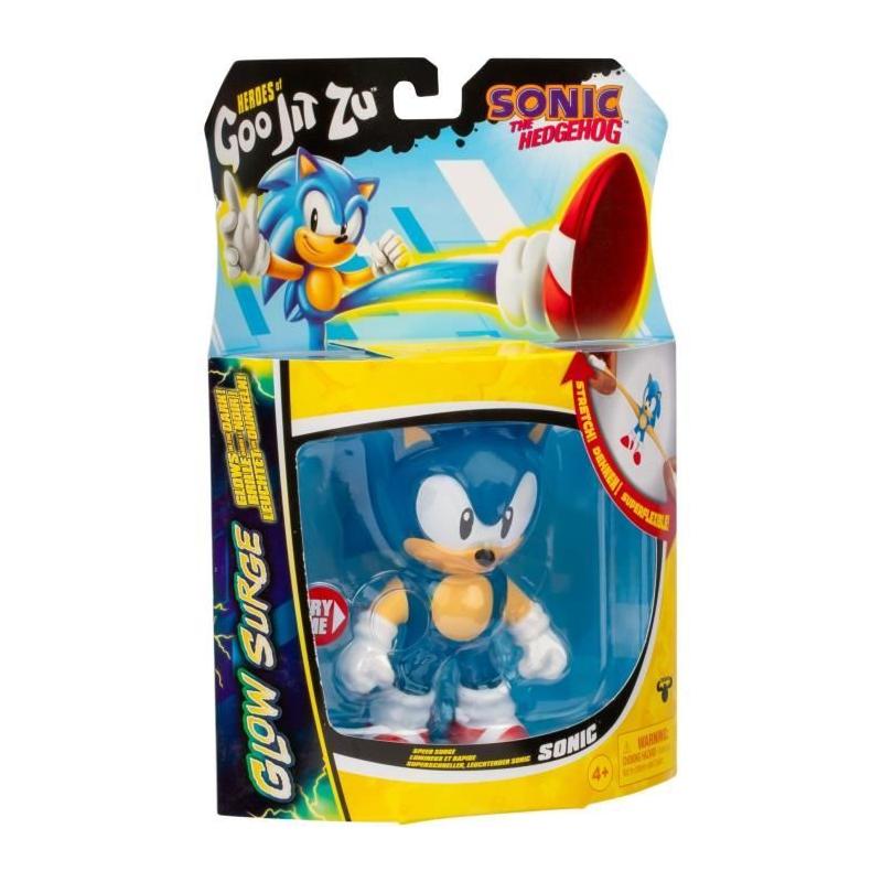Figurine lumineuse Sonic Glow Surge 13cm - Héros Goo Jit Zu - Extensible