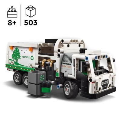 LEGO 42167 Technic Mack LR Camion Poubelle Électrique