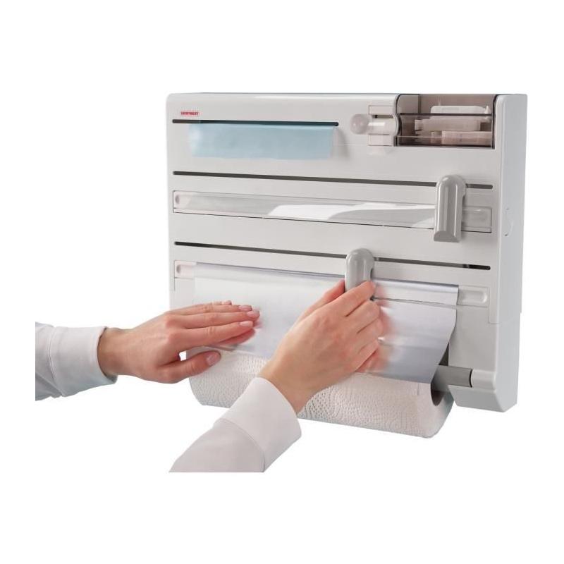Porte-rouleau mural Leifheit Parat Plus Blanc 25723 - Pratique et élégant