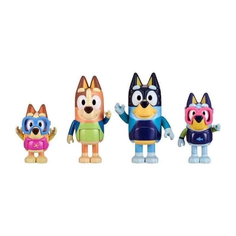 Figurines Bluey La famille à la Plage - Univers miniature - 3 ans
