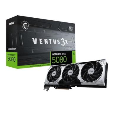Carte graphique MSI GeForce RTX 5080 VENTUS 3X OC PLUS - 16 Go