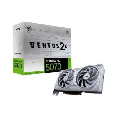 MSI GeForce RTX 5070 12G VENTUS 2X OC WHITE - Carte graphique interne compacte