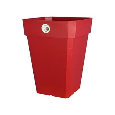 Pot de fleurs Soleilla Rouge - Carré 40x40 cm - ? JARDINIERE
