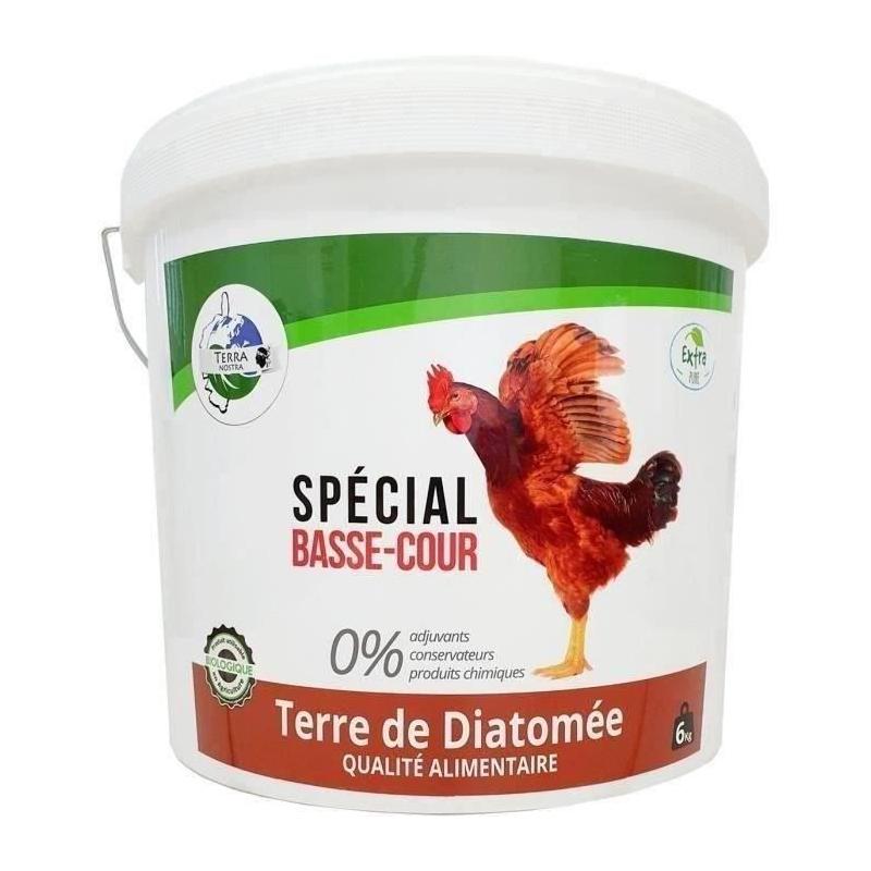 Terre de diatomée 100% naturelle pour basse-cour - Seau 6 kg