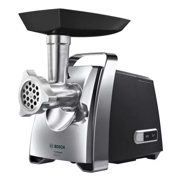 Bosch MFW67440 hachoir 2000 W Noir, Acier inoxydable