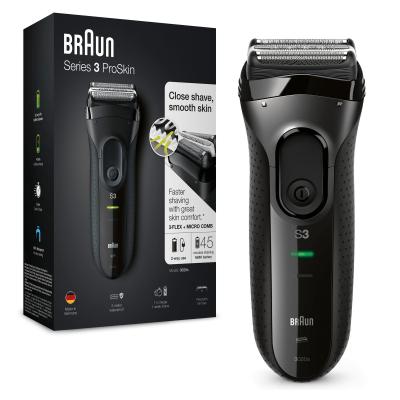 Braun Series 3 3020 Rasoir à grille Tondeuse Noir