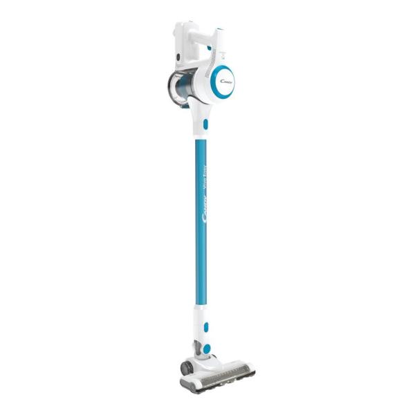 CANDY Viva CVIVA02E - Aspirateur Balai sans fil multifonction - 22 V - Autonomie 30 min - Bleu / Blanc
