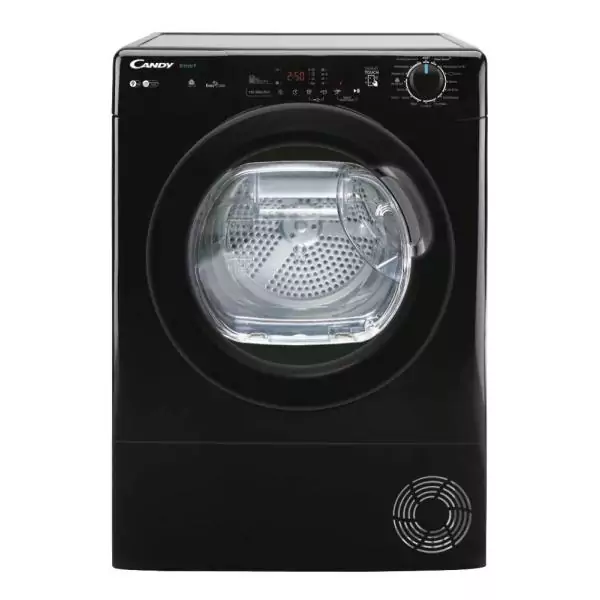Candy Smart CSE C9DBEB-47 sèche-linge Pose libre Charge avant 9 kg B Noir
