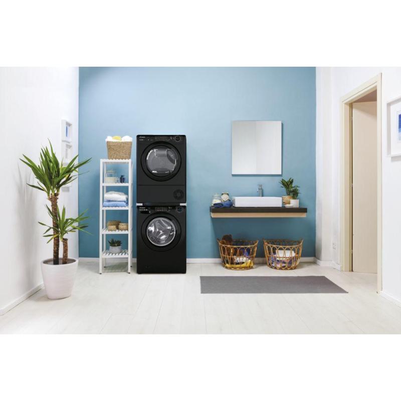 Candy Smart CSE C9DBEB-47 sèche-linge Pose libre Charge avant 9 kg B Noir