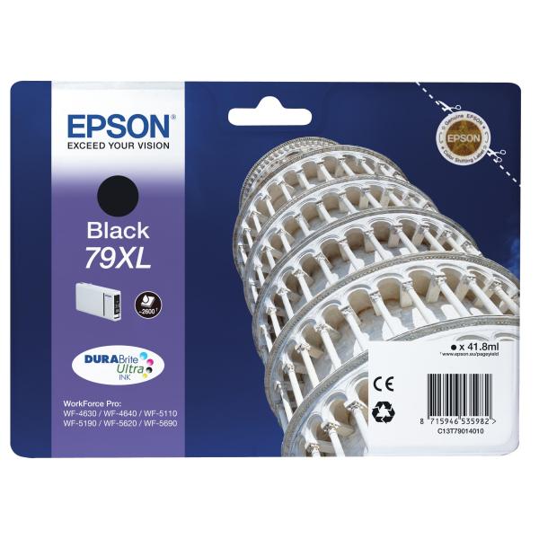 Cartouche d'encre EPSON 79 XL Noir - Tour de Pise - Jet d'encre - Jusqu'a 2600 pages