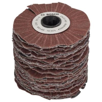 Cylindre abrasif Bosch - Grain 120, Largeur 60mm - Idéal pour Texoro