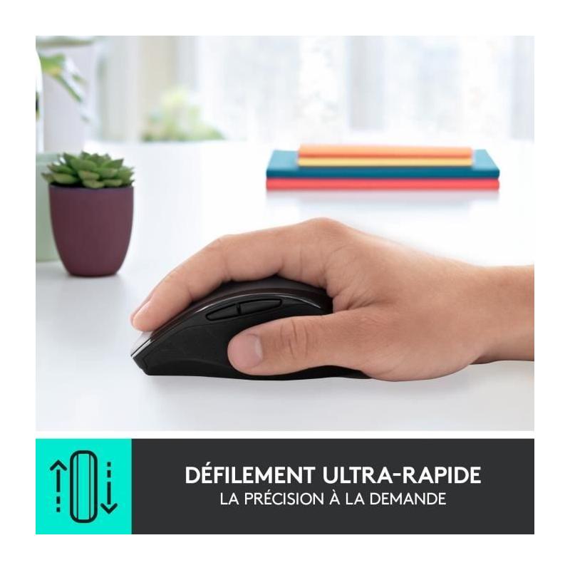 Souris sans fil Logitech M705 Gris - Dimensions compactes