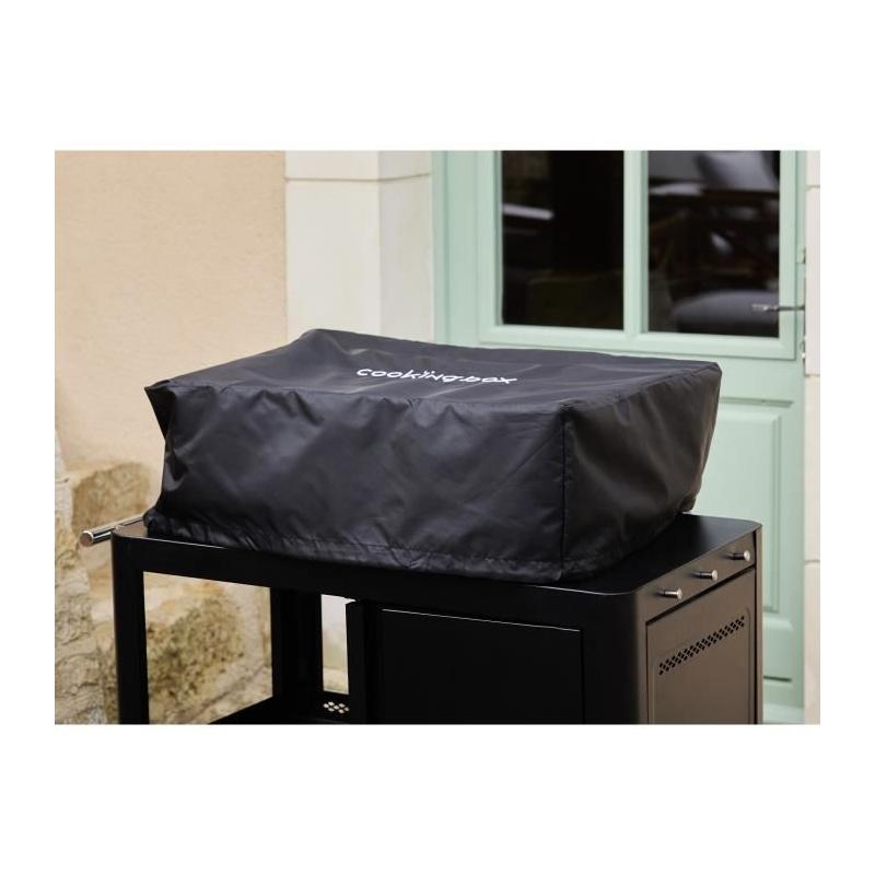 Plancha a gaz CUENCA 3 feux avec housse - Noir - 65 X 50 X 23 cm