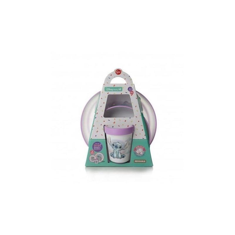 Coffret repas Lilo & Stitch 3 pièces - Antidérapants