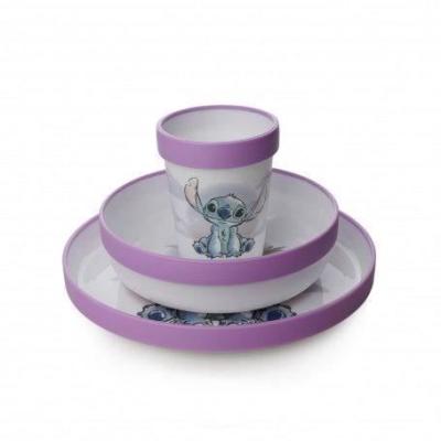Coffret repas Lilo & Stitch 3 pièces - Antidérapants